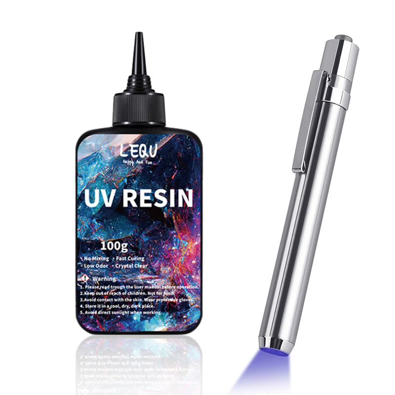 Epoxy Uv Resin Kit - 100GUV Bonding and Soldering Adhesive Kit