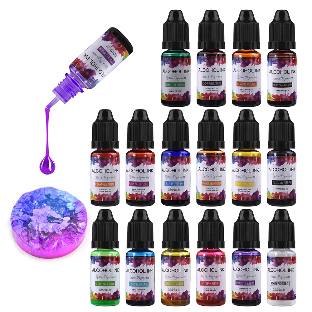Resin Pigment Set - 22Colors 10ml UV Epoxy Resin Pigment