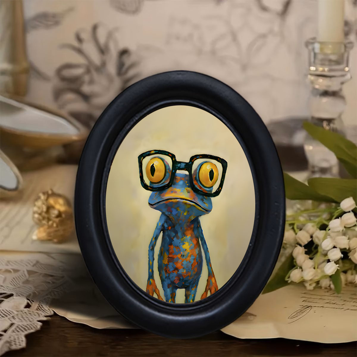 Resin Craft Ideas - 1 Piece of Trendy Frog-Patterned Wall