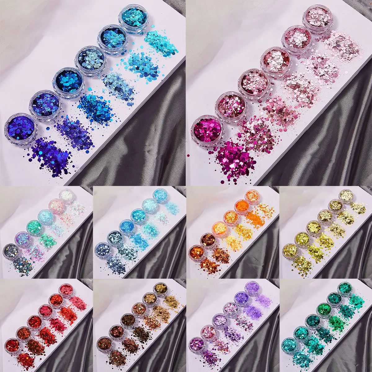 6Colors/Set Resin Sparkling Se - Resin Glitter Pack บทวิจารณ์และราคา