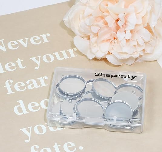 20 Pieces Stainless Steel Roun - Crafting Resin บทวิจารณ์และราคา