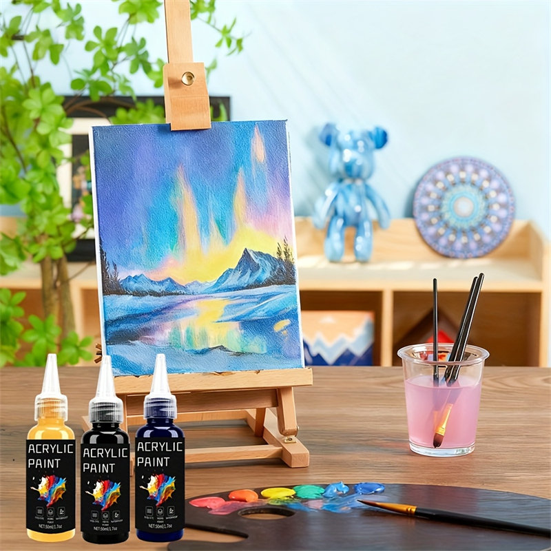 Acrylic Paint Set 6 Colors 50m - Resin Pigment Set บทวิจารณ์และราคา