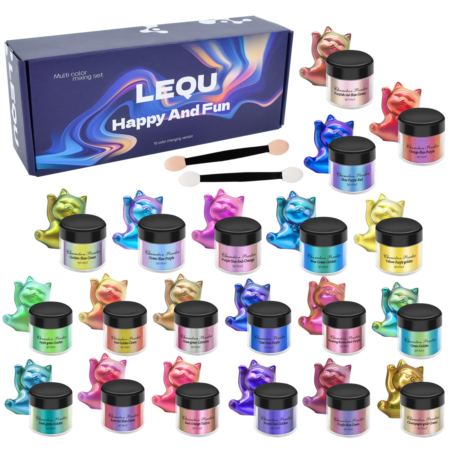 1 Set Chameleon Powder Nail Ch - Resin Glitter Pack บทวิจารณ์และราคา