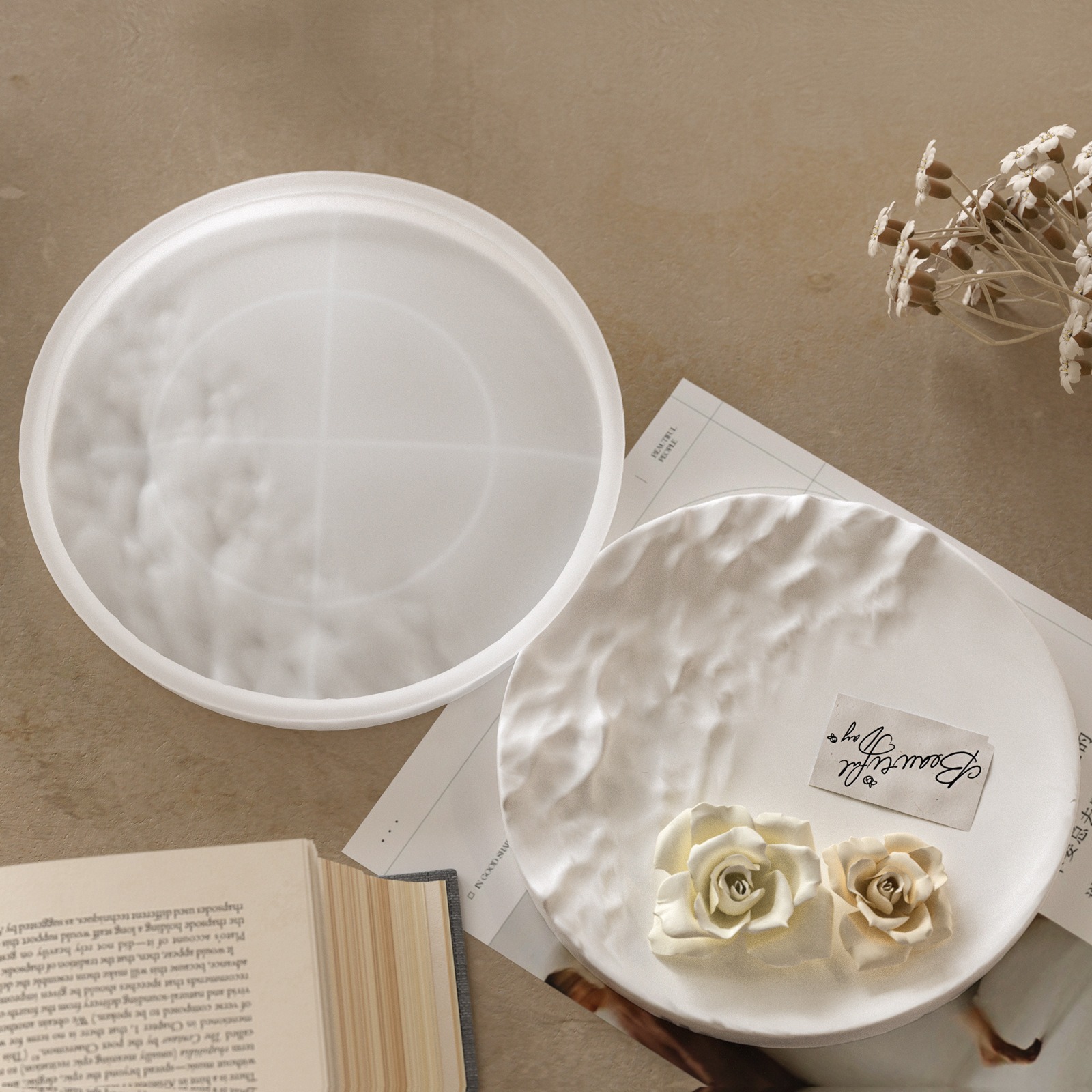 INS Irregular Ripple Large Cir - Resin Ocean Wave Mold บทวิจารณ์และราคา