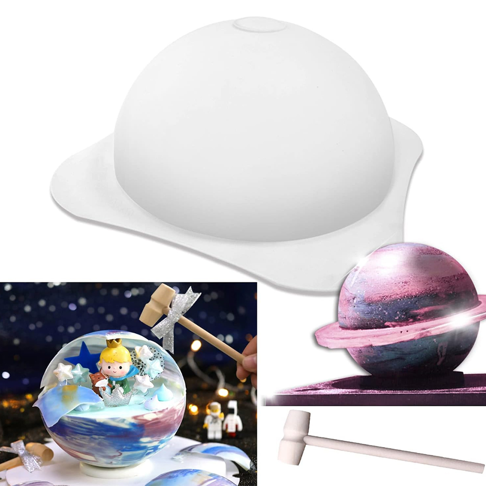 1/3pcs Large Silicone Hemisphe - Coaster Mold Round บทวิจารณ์และราคา