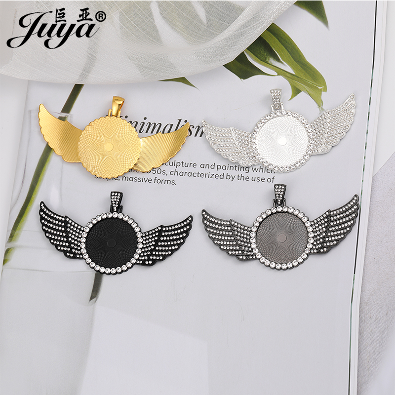 5PCS Blank Wings Pendant Setti - Bezels Set Pendant บทวิจารณ์และราคา