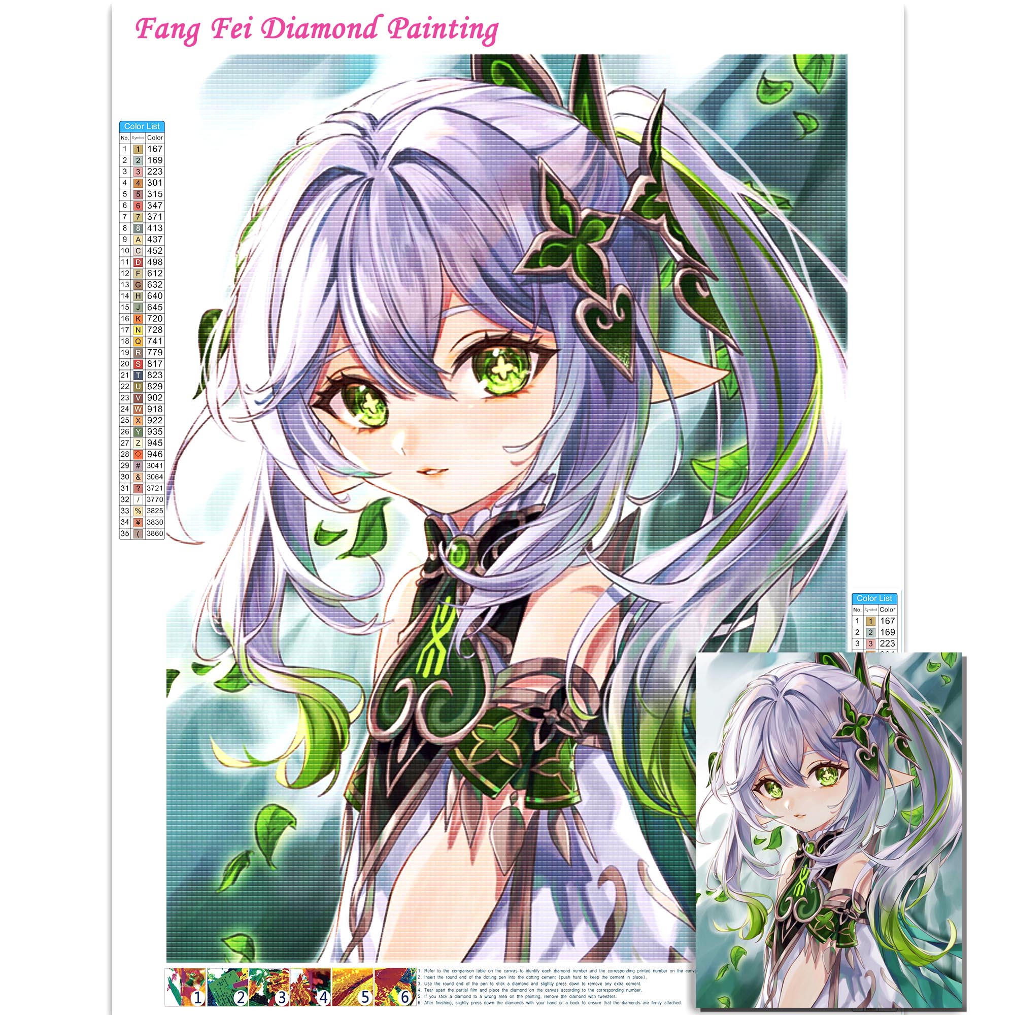 Anime Genshin Impact Full Dril - Resin Craft Genshin บทวิจารณ์และราคา
