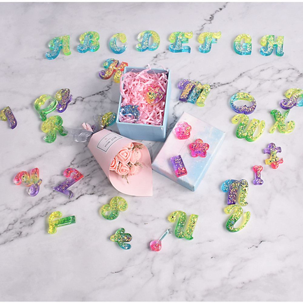 Alphabet Epoxy Resin Silicone  - Epoxy Uv Resin Kit บทวิจารณ์และราคา