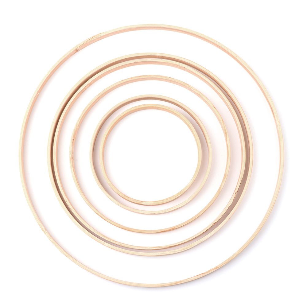 10Pcs 10/12/15/18/20/26cm Ring - Wood Ring Blank บทวิจารณ์และราคา