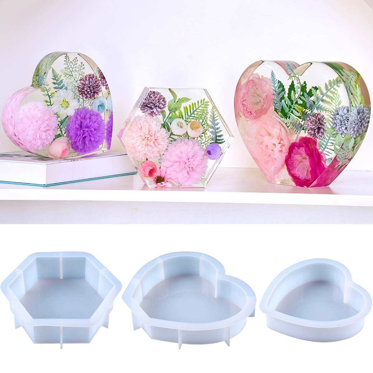 Large Love Silicone Mold DIY H - Resin Craft Ideas บทวิจารณ์และราคา