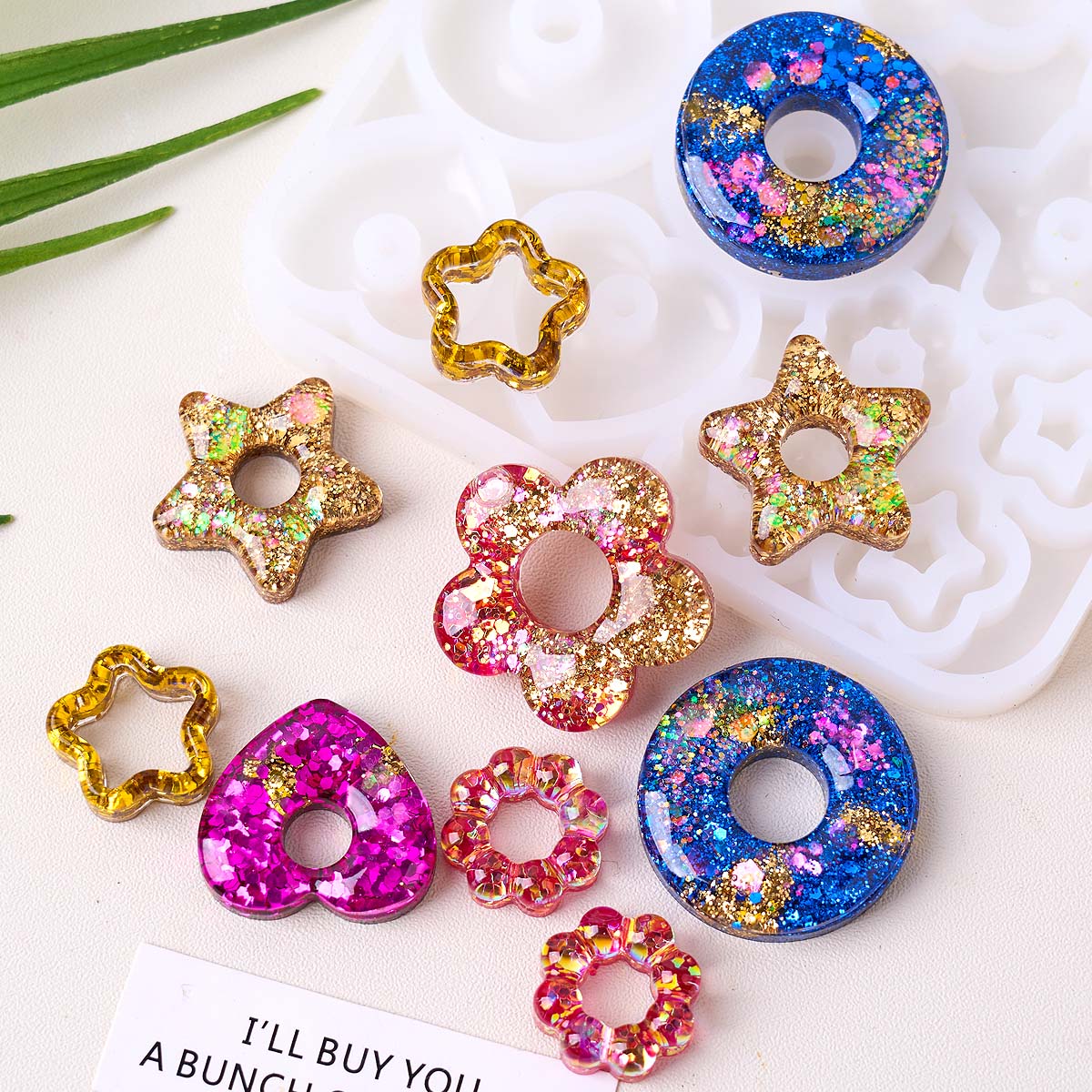 Handmade Press On Nails Transp - Resin Craft Material บทวิจารณ์และราคา