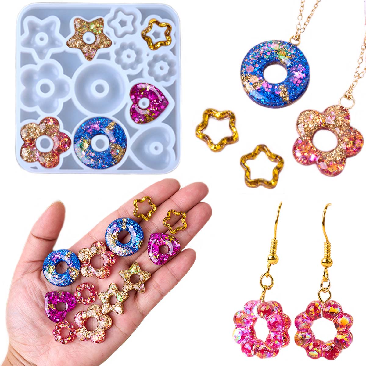 Handmade Press On Nails Transp - Resin Craft Material บทวิจารณ์และราคา
