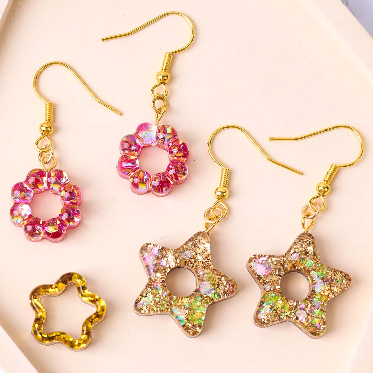 Handmade Press On Nails Transp - Resin Craft Material บทวิจารณ์และราคา