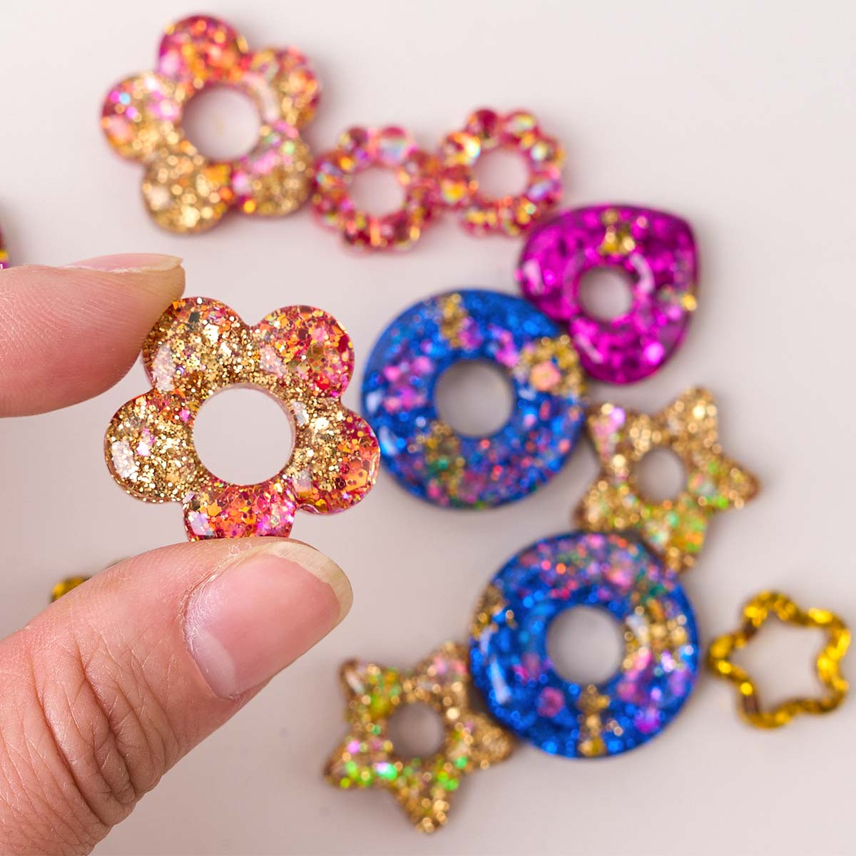 Handmade Press On Nails Transp - Resin Craft Material บทวิจารณ์และราคา