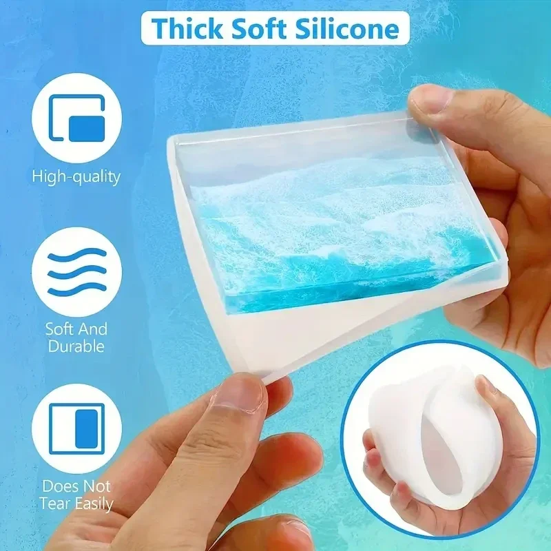 5Pcs/Set DlY Epoxy Resin Cup C - Coaster Mold Round บทวิจารณ์และราคา
