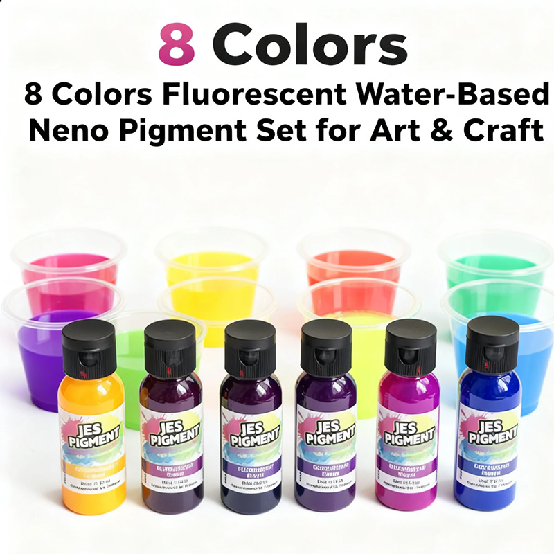 8colors/set fluorescent pigmen - Resin Pigment Set บทวิจารณ์และราคา