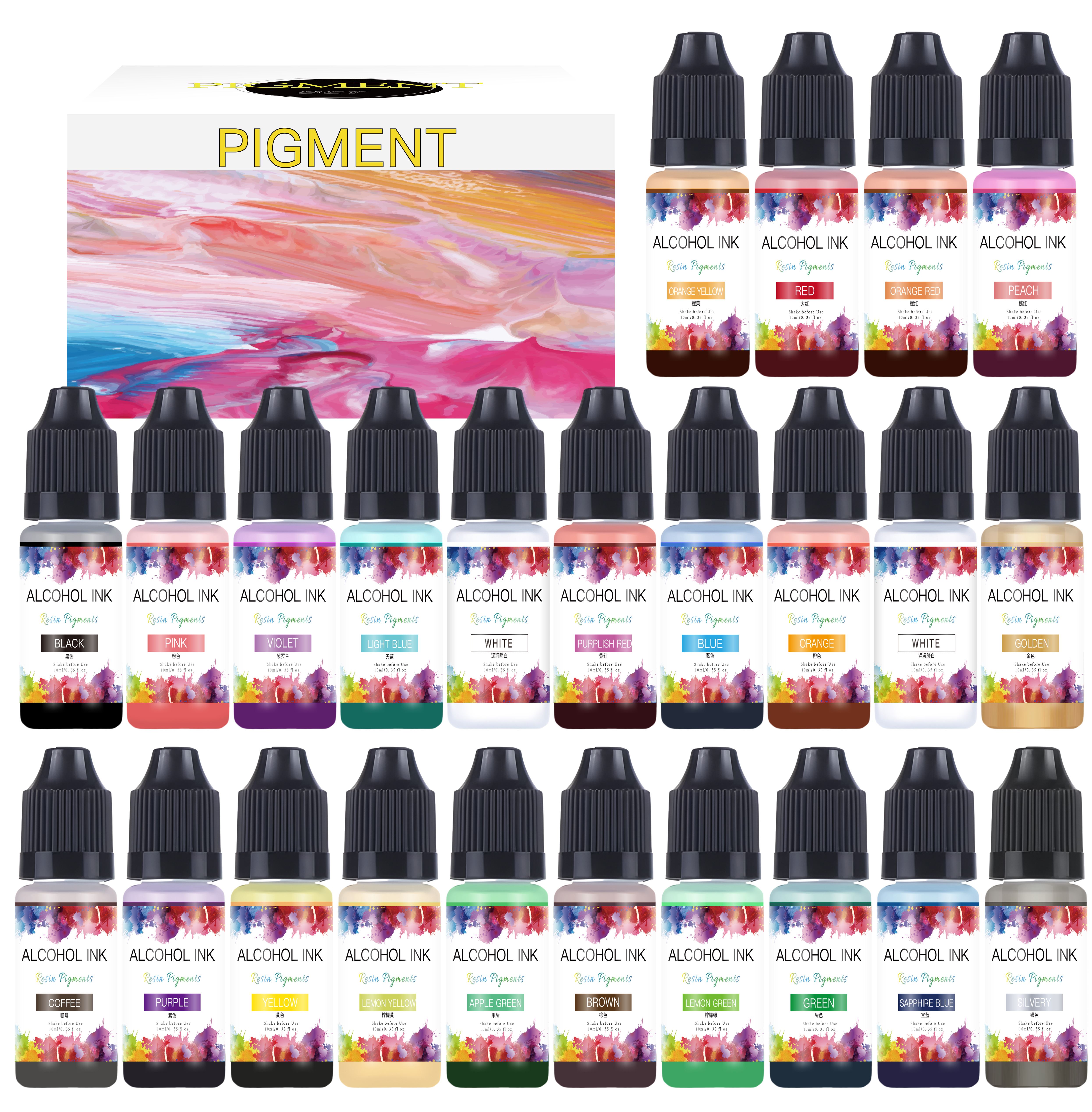 10ml Alcohol Ink Art Epoxy Res - Resin Dye Alcohol บทวิจารณ์และราคา