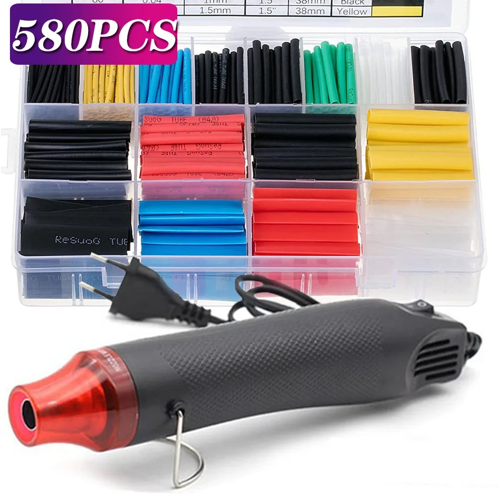 580/530/127PCS Heat Shrink Tub - Heat Gun Small บทวิจารณ์และราคา
