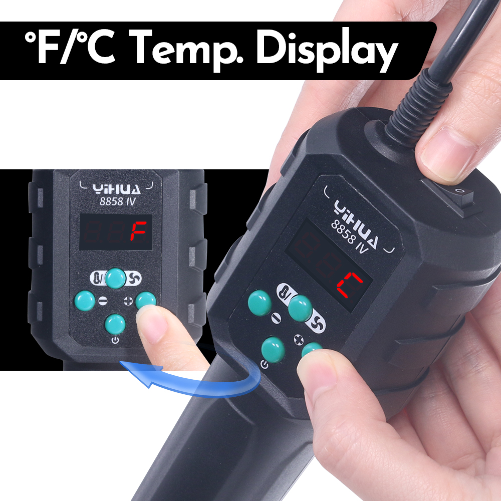 YIHUA Hot Air Gun Temperature  - Heat Gun Small บทวิจารณ์และราคา
