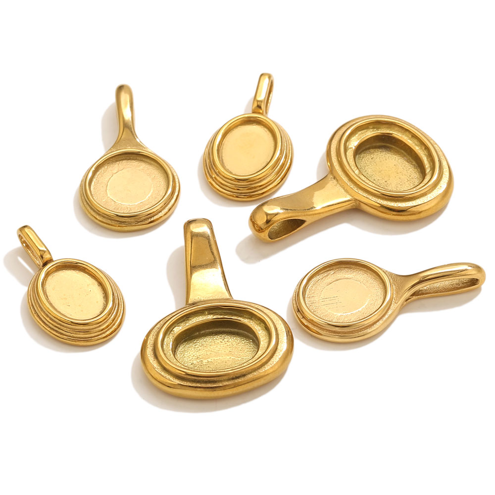 5pcs Stainless Steel Round Ova - Crafting Resin บทวิจารณ์และราคา