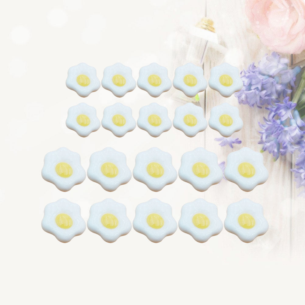 20Pcs Egg Resin DIY Craft Acce - Resin Craft Material บทวิจารณ์และราคา