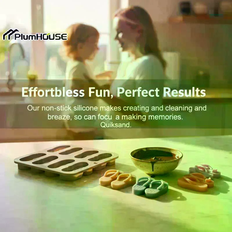 Beach Shoes Silicone Mold Summ - Silicone Mold Tray บทวิจารณ์และราคา