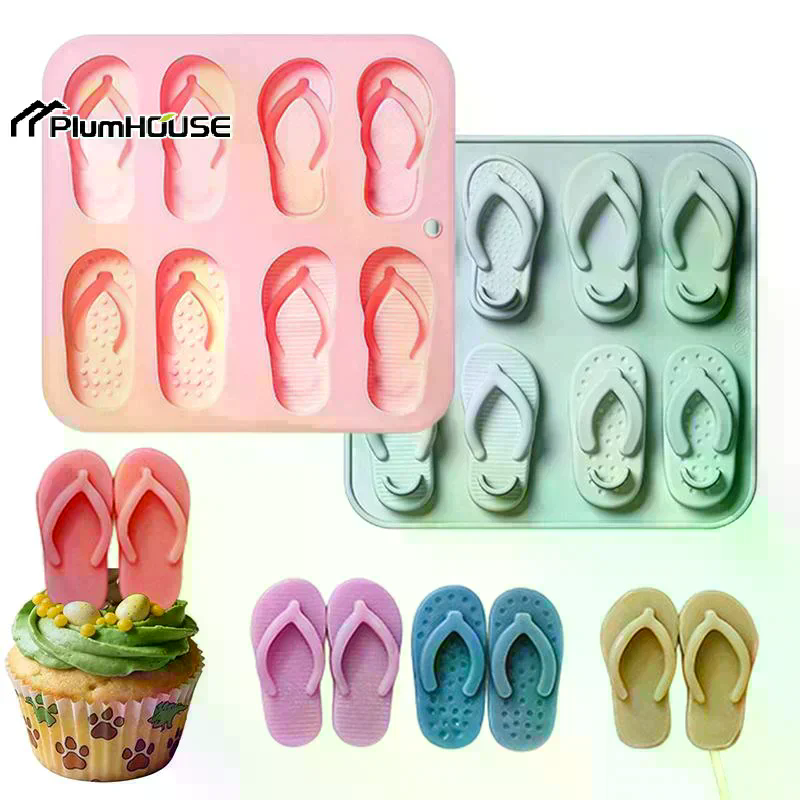 Beach Shoes Silicone Mold Summ - Silicone Mold Tray บทวิจารณ์และราคา