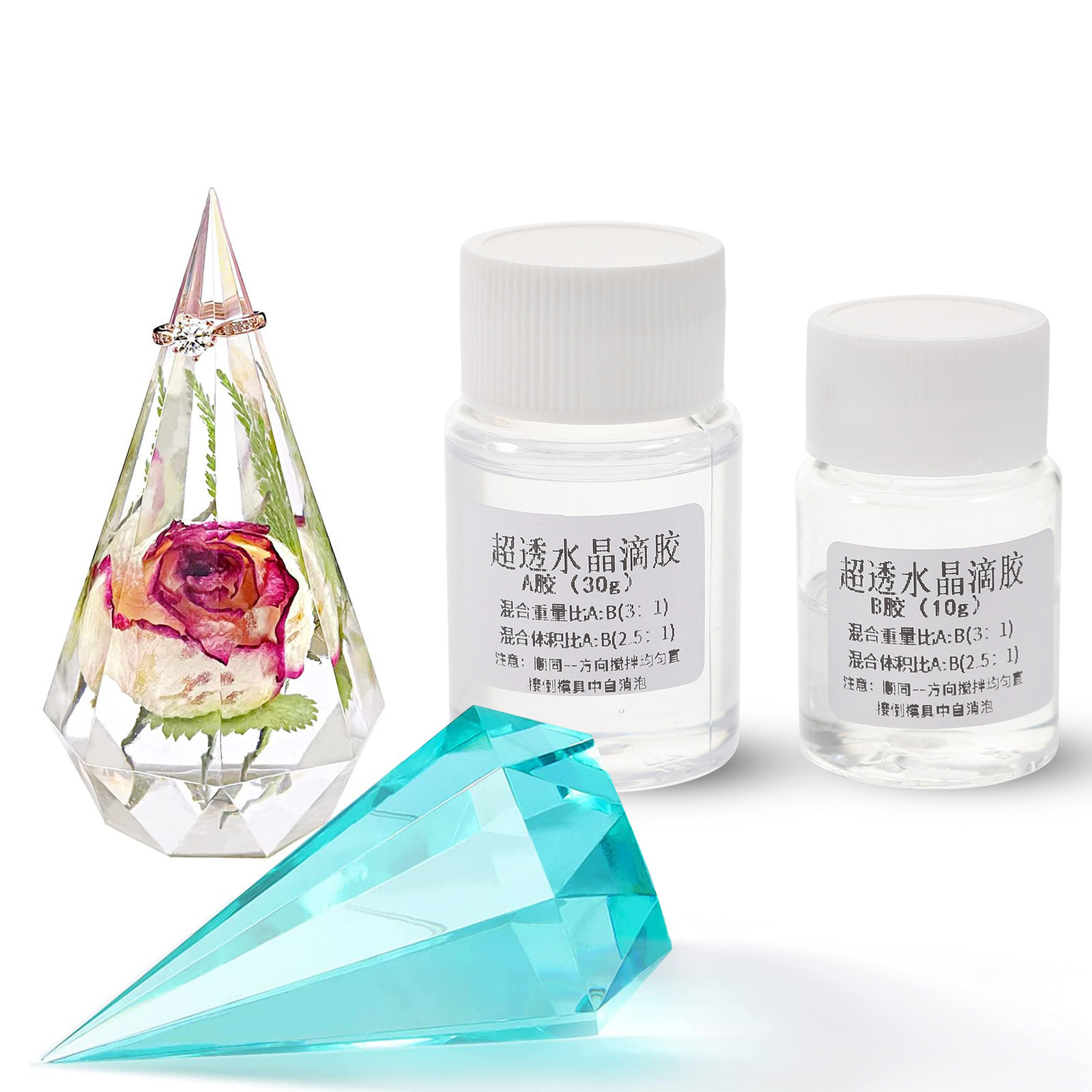 2Sets Transparent Epoxy Resin  - Epoxy Uv Resin Kit บทวิจารณ์และราคา