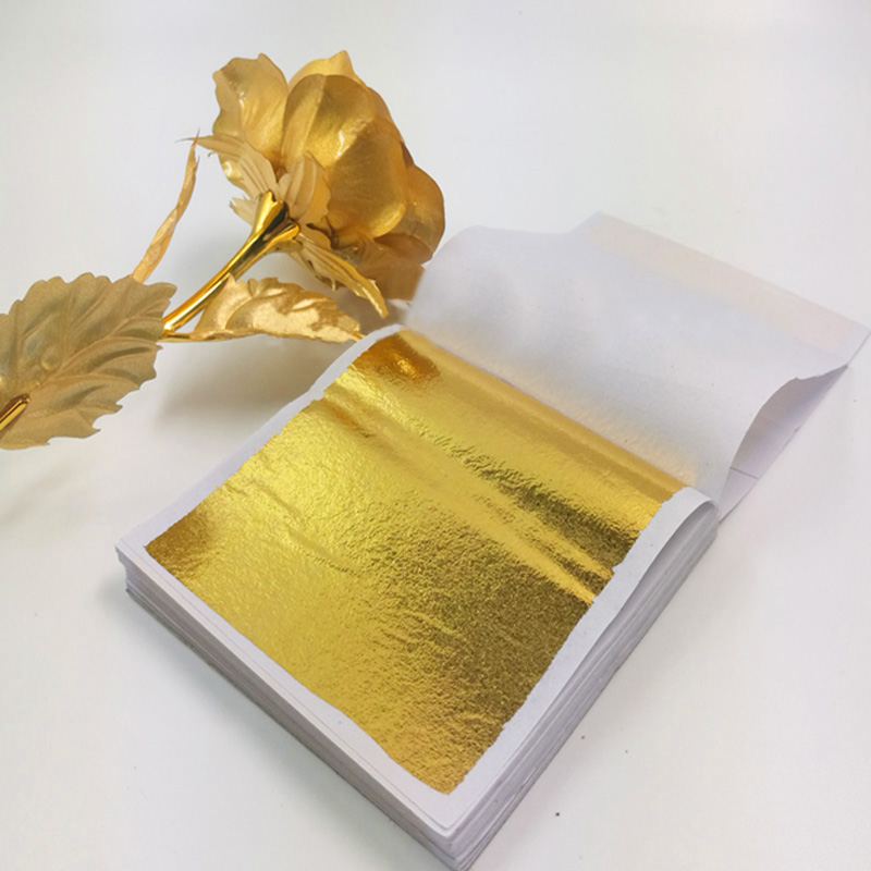 100pcs Imitation Gold Sliver L - Gold Foil Flakes บทวิจารณ์และราคา