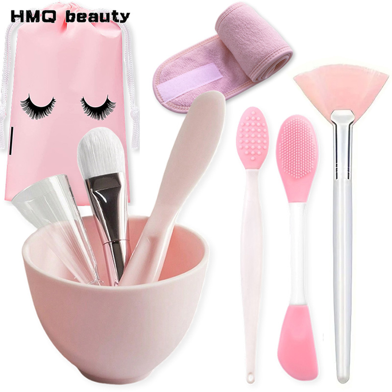 9pcs/set Silicone Face Mask Mi - Mixing Cup Silicone บทวิจารณ์และราคา