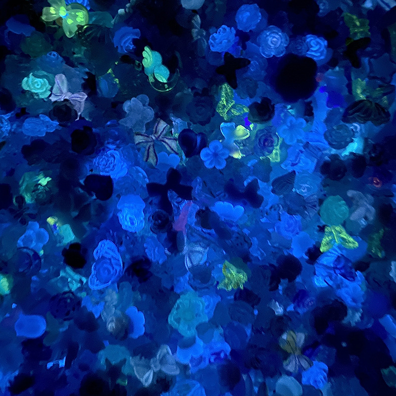 50pcs/pack Luminous Light Resi - Resin Glitter Pack บทวิจารณ์และราคา