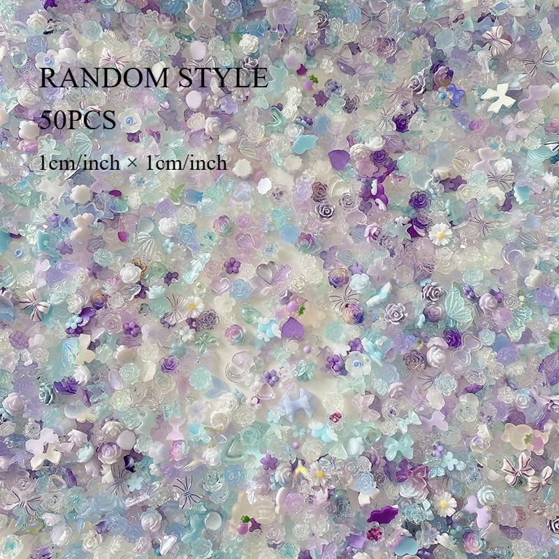 50pcs/pack Luminous Light Resi - Resin Glitter Pack บทวิจารณ์และราคา