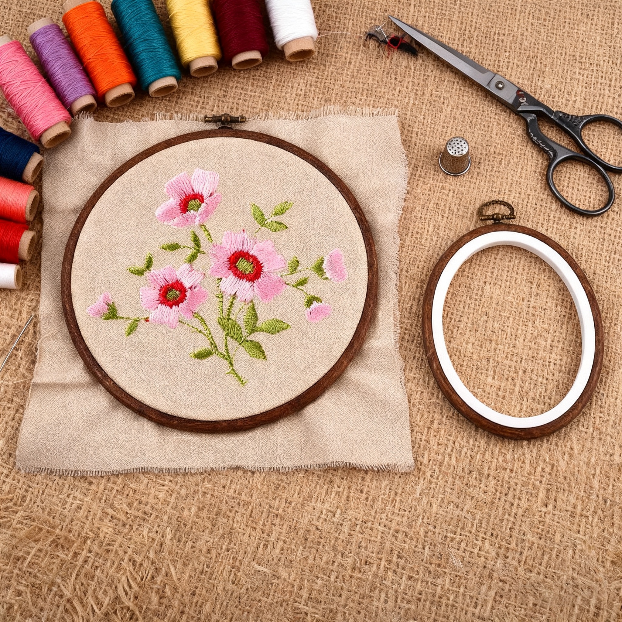 10PCS Sewing Tool Round Oval I - Wood Ring Blank บทวิจารณ์และราคา