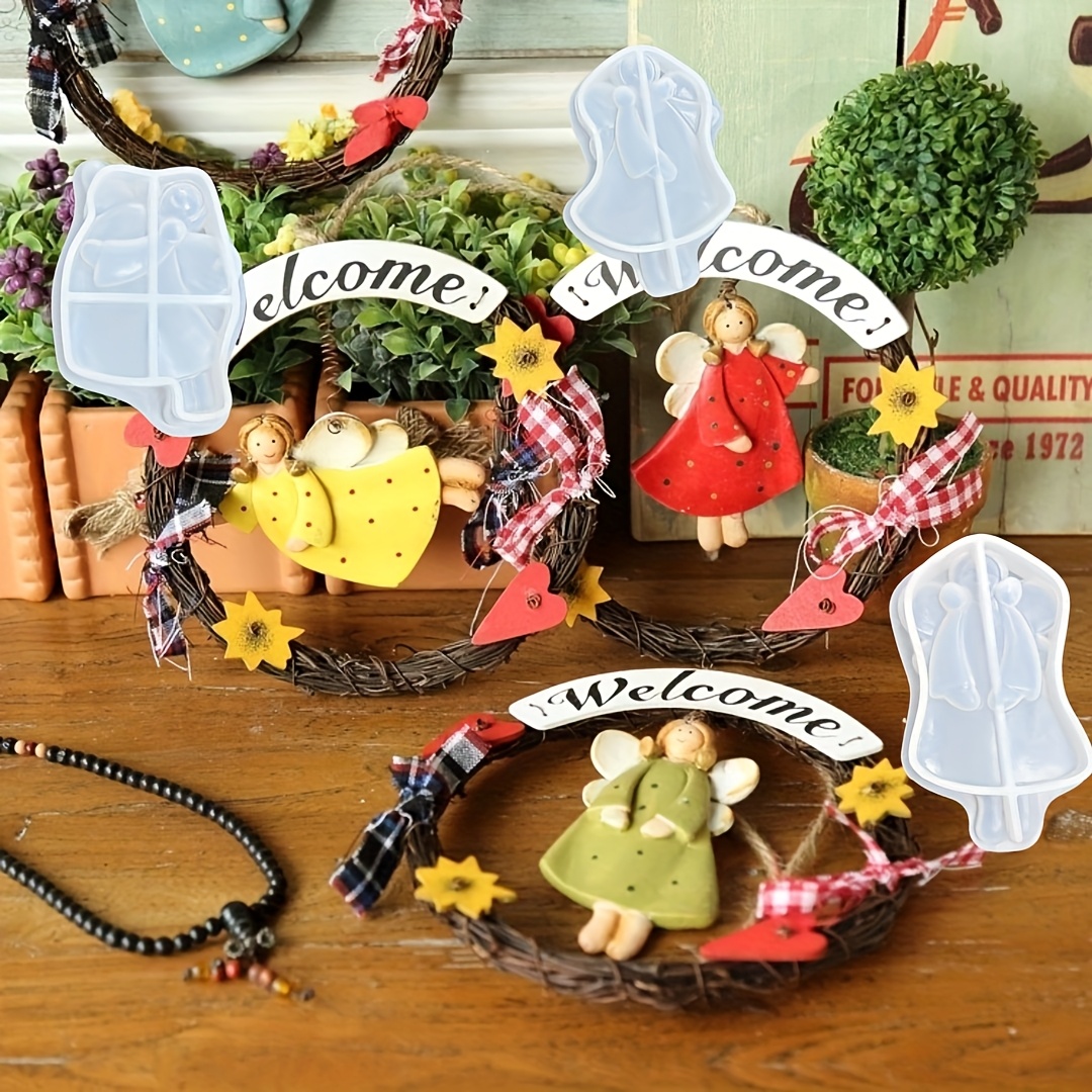 4pcs Angel Pendant Mold, Resin - Resin Craft Ideas บทวิจารณ์และราคา