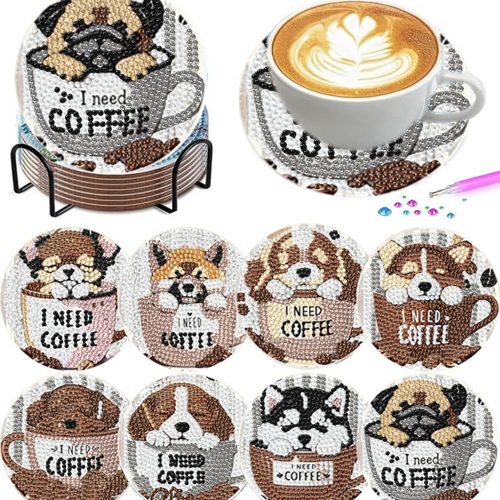 8 pieces/set of diamond painti - Resin Craft Kit บทวิจารณ์และราคา