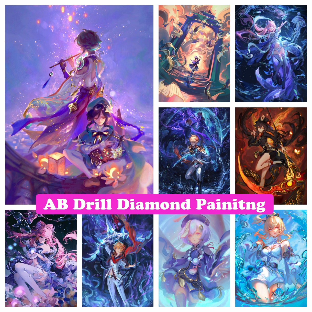 Genshin Impact Anime Zhong Qi  - Resin Craft Genshin บทวิจารณ์และราคา