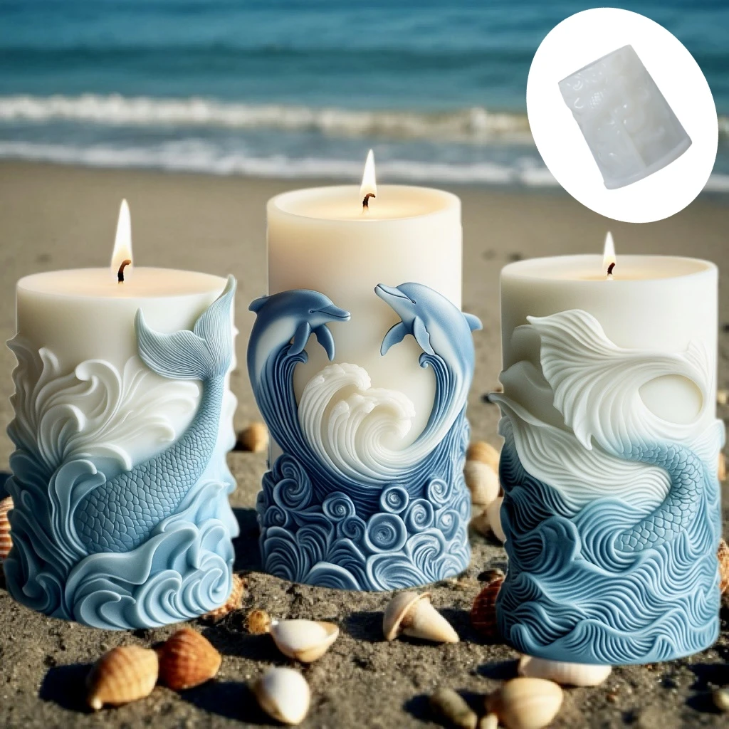 2024 ocean wave foam cylindric - Resin Ocean Wave Mold บทวิจารณ์และราคา