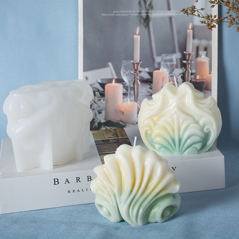 Ocean Shell Candle Silicone Mo - Resin Ocean Wave Mold บทวิจารณ์และราคา