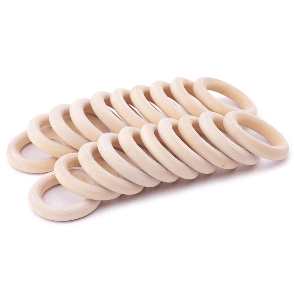 12Pcs Smooth Wooden Rings 55Mm - Wood Ring Blank บทวิจารณ์และราคา