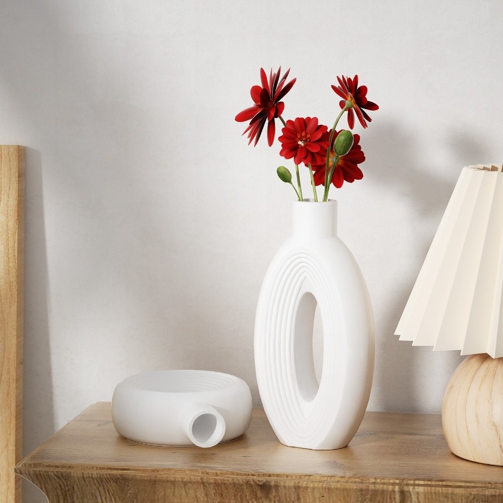 Oval Stripe Silicone Vase Mold - Resin Craft Workshop บทวิจารณ์และราคา