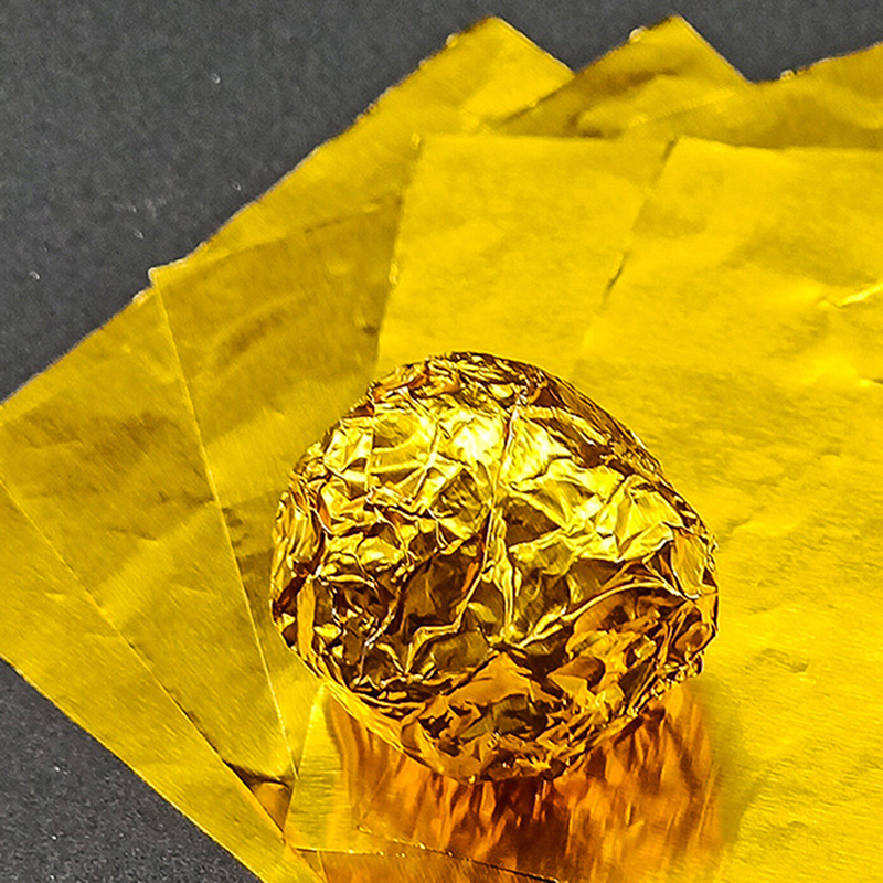 100pcs 20cm Gold Aluminium Foi - Gold Foil Flakes บทวิจารณ์และราคา