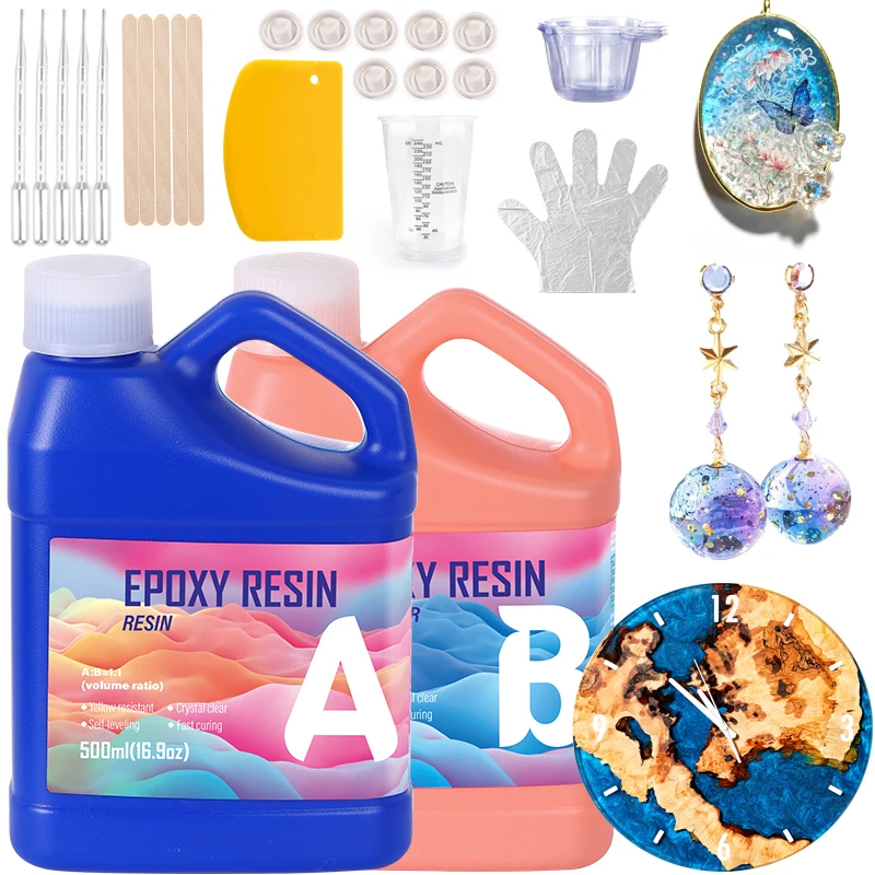 Easy Mixing Epoxy Resin Kit Cr - Epoxy Uv Resin Kit บทวิจารณ์และราคา