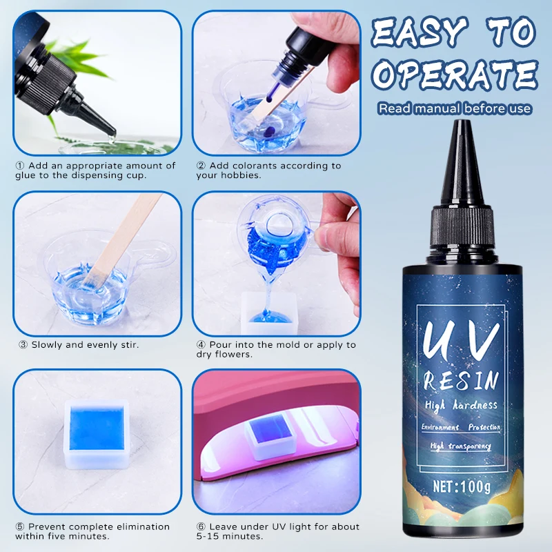 UV Resin Glue for DIY Jewelry, - Epoxy Uv Resin Kit บทวิจารณ์และราคา