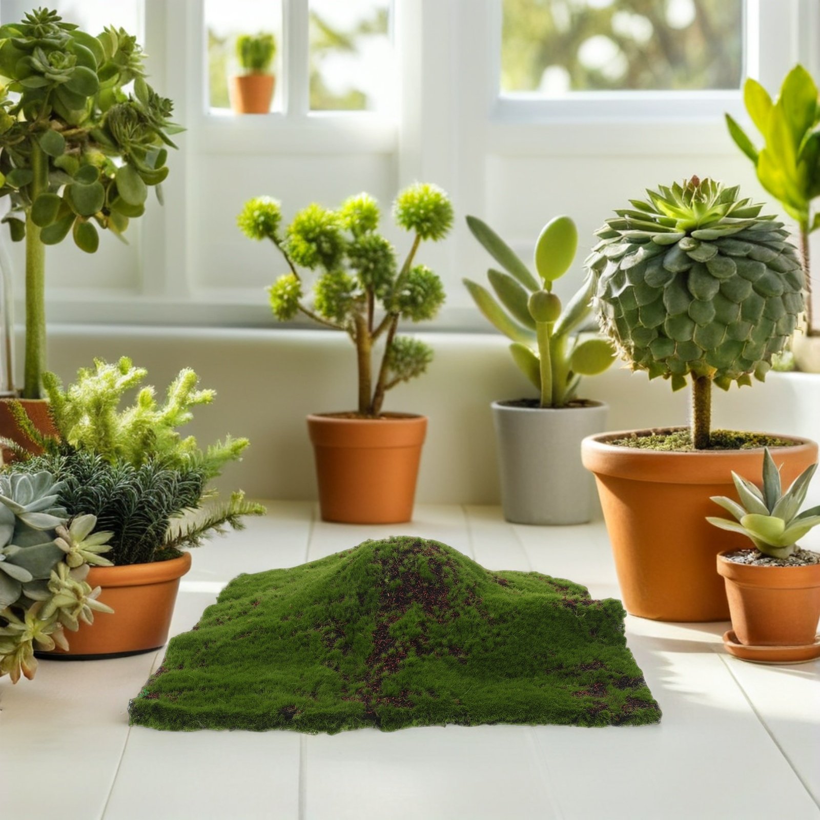 Fake Moss Grass Artificial Gre - Terrarium Moss Art บทวิจารณ์และราคา