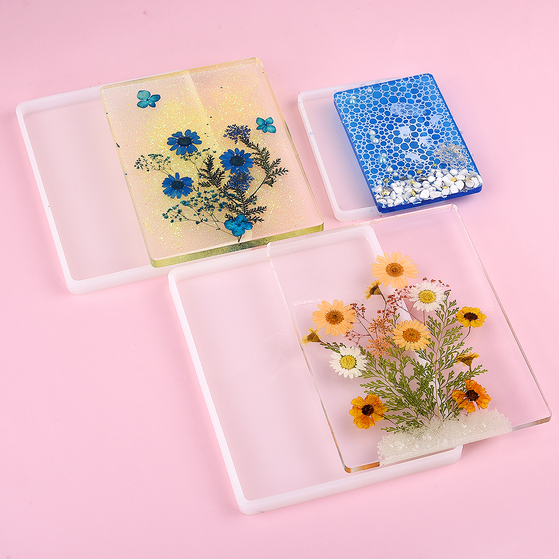 DIY Round Square Rectangle Sha - Coaster Mold Round บทวิจารณ์และราคา