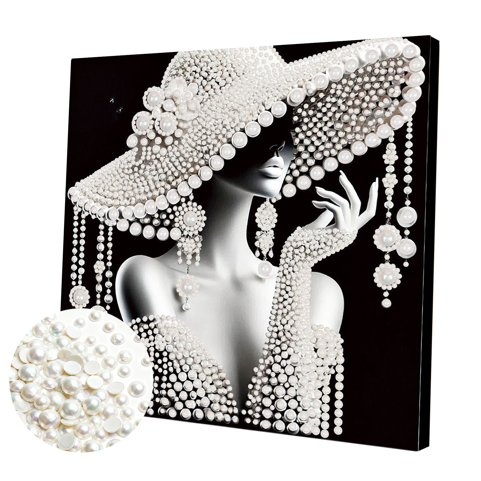 DIY Ladies Pearl Painting Art  - Resin Craft For Beginners บทวิจารณ์และราคา