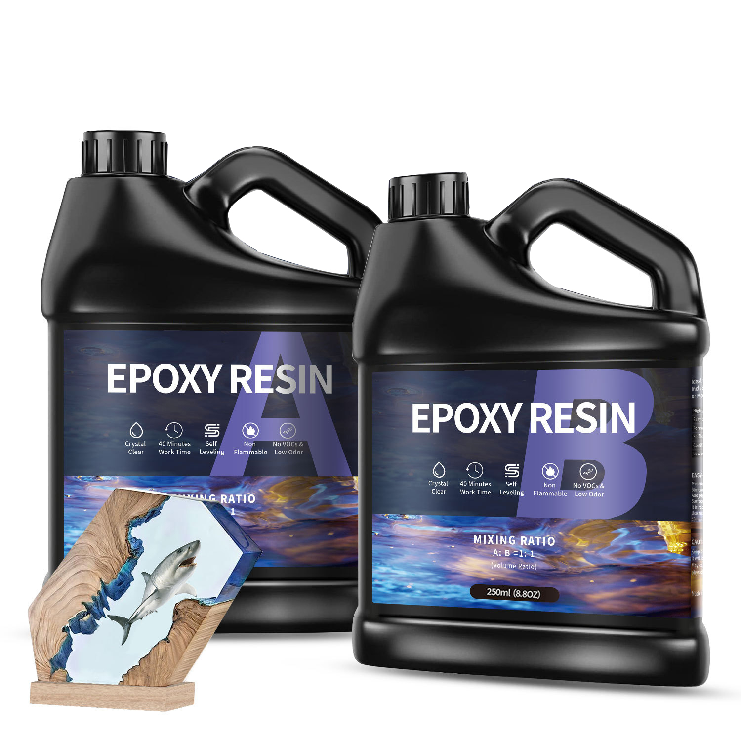 500g/1000g  AB Epoxy Resin Glu - Epoxy Uv Resin Kit บทวิจารณ์และราคา
