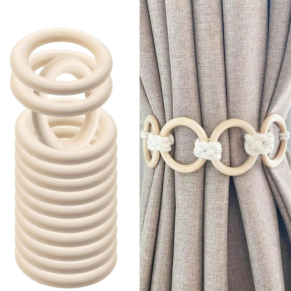 20PCS Wooden Rings for Craft 5 - Wood Ring Blank บทวิจารณ์และราคา