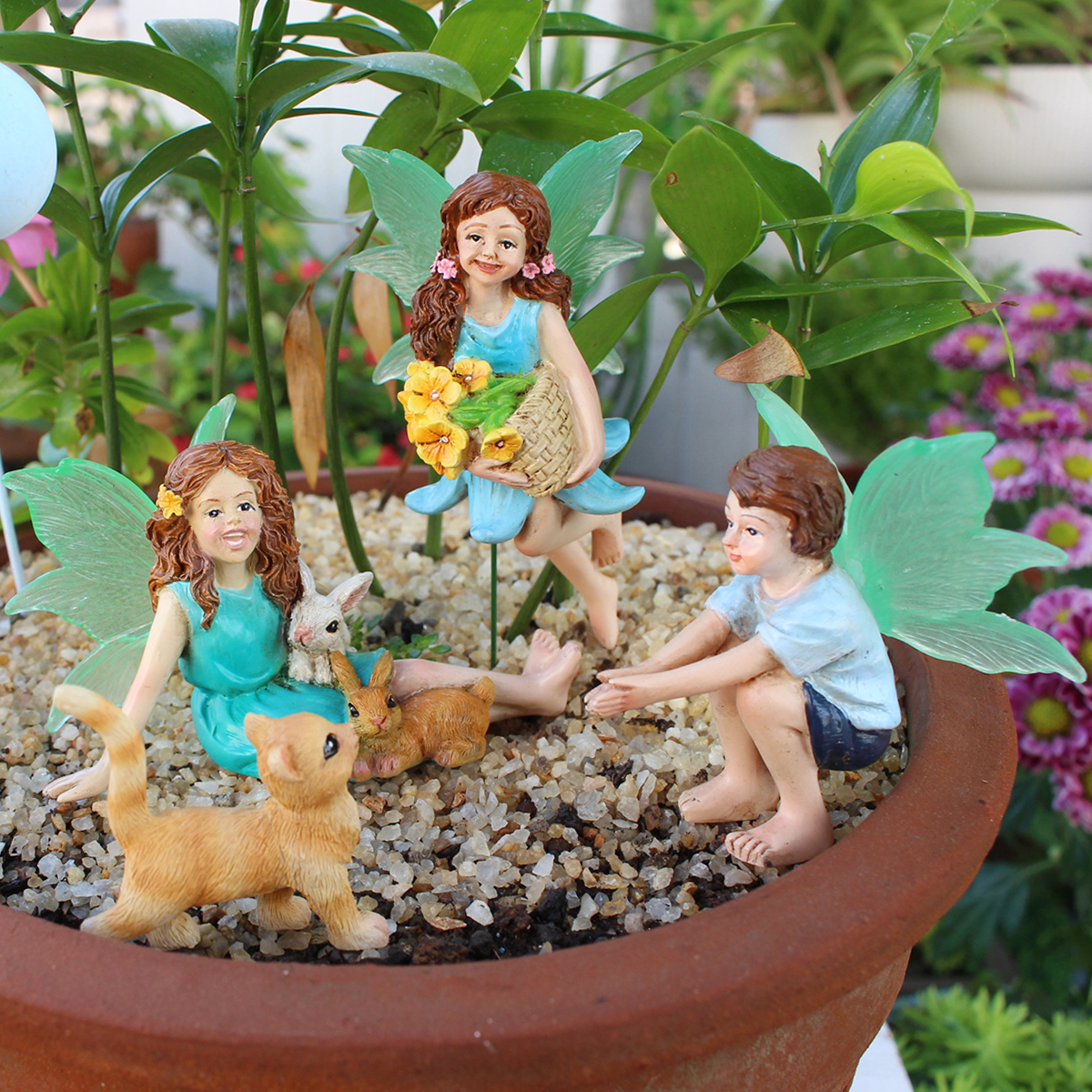 4pc Flower Fairy and Animal Pa - Resin Craft Ideas บทวิจารณ์และราคา