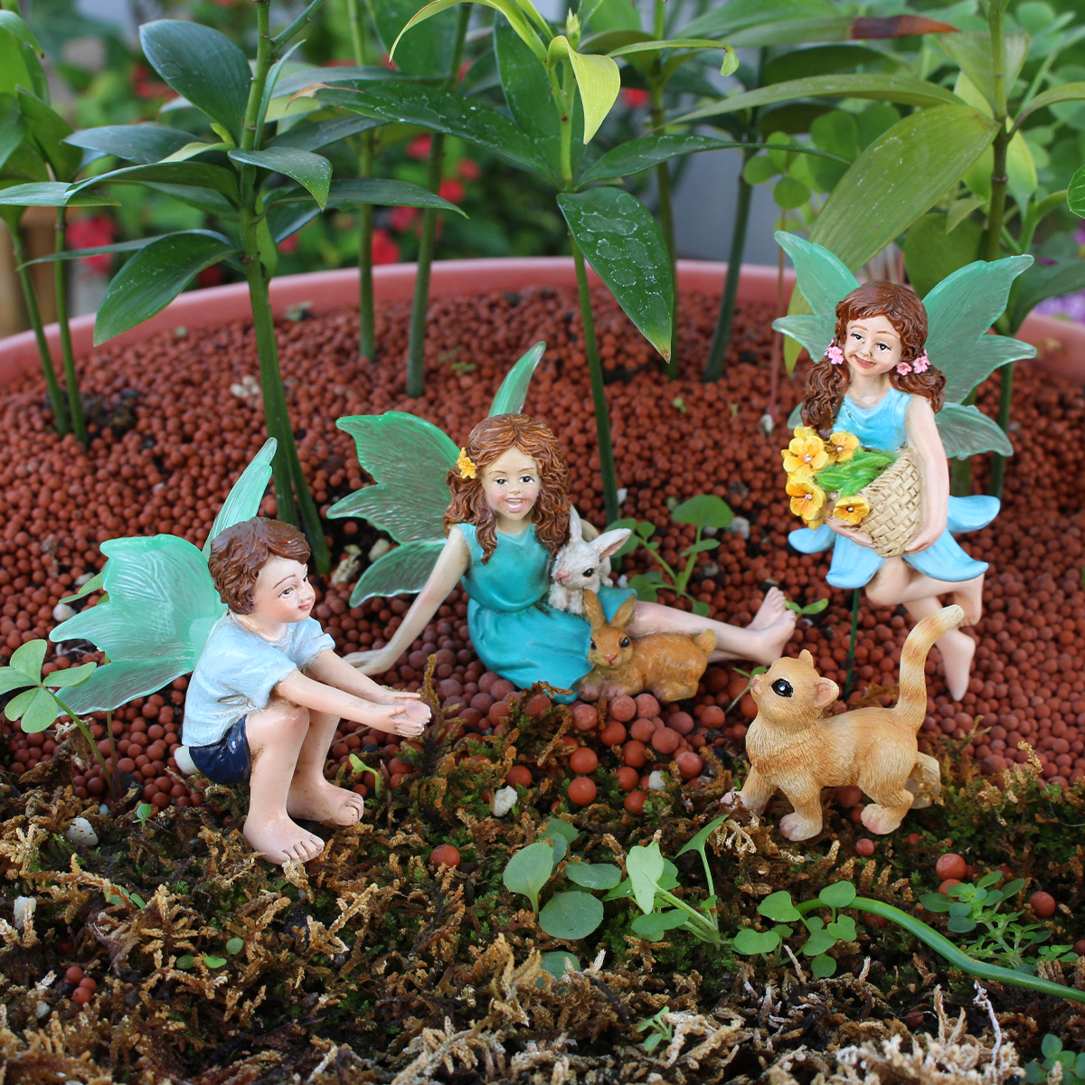 4pc Flower Fairy and Animal Pa - Resin Craft Ideas บทวิจารณ์และราคา